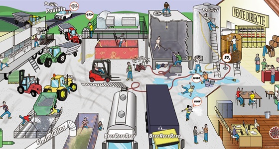 vignette cave vinification